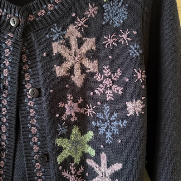 Orvis snowflake cardigan • Woman’s small - Picture 4 of 6